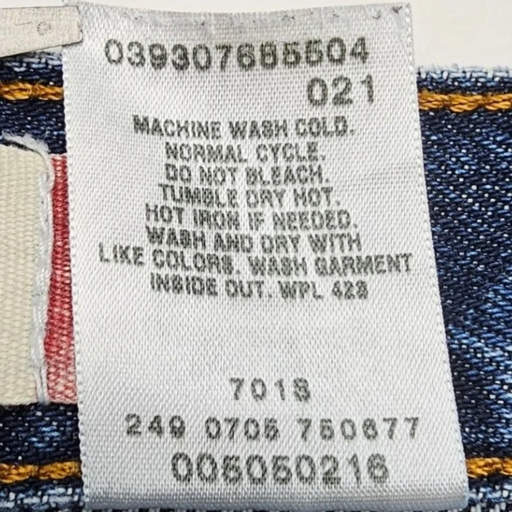 Levis‎ 505 Regular Fit Mens Jeans 34x30 Medium Wash Blue Straight Leg Denim
